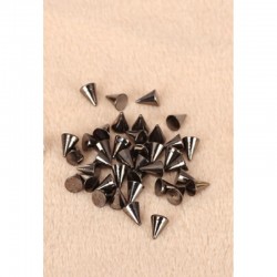 Forme conic modele unghii #306003-negru Bijuterii unghii